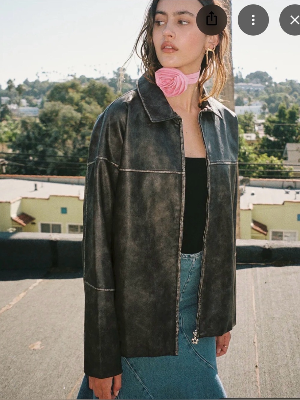Lisa says gah leather jacket